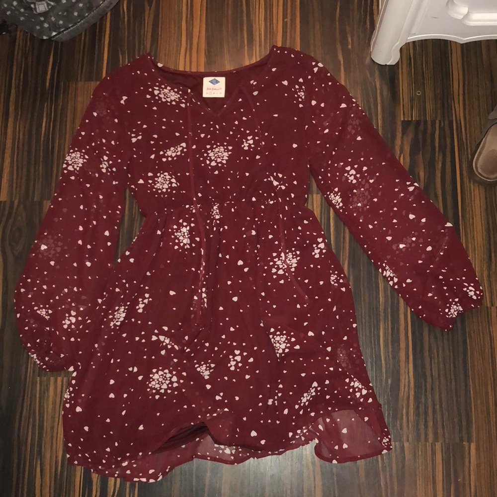 Maroon dress